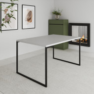 Mesa De Jantar Industrial Branca Manchester(100)