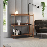 Prateleira Multiuso Industrial Córdoba 95cm Cobre E Carvalho(100)